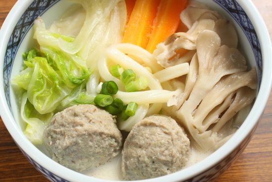 豆乳いわしうどん