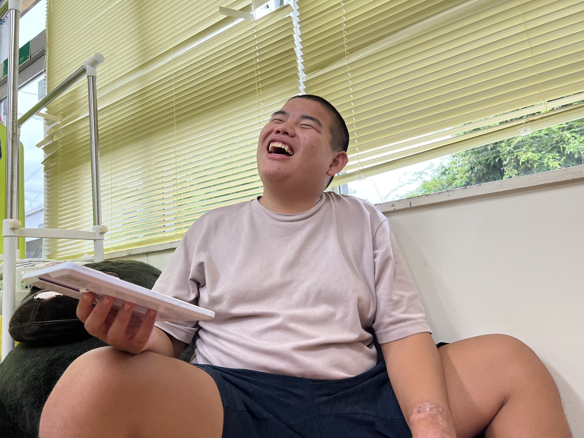 ゆっくり楽しく過ごします。